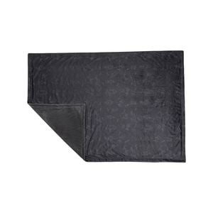 Baxter Bone Medium Charcoal Green Thumb Luxe Soft Minky Pet Blanket