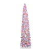 Lifebay Purple Pop-Up Pencil Christmas Tree