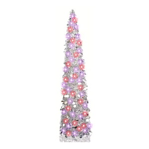 Lifebay Purple Pop-Up Pencil Christmas Tree