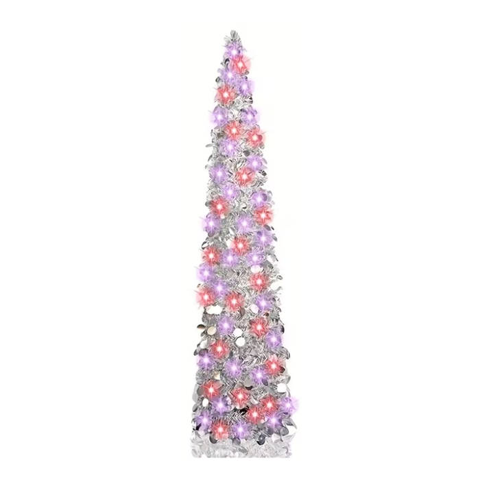 Lifebay Purple Pop-Up Pencil Christmas Tree