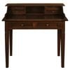 Winston 6 Drawer Solid Timber Writing Desk - Mahogany