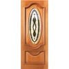 Woodcraft 2040 x 820 x 40mm Entrance Door Olivia Bevelled TG Glass TG1 Glass5YBGLD