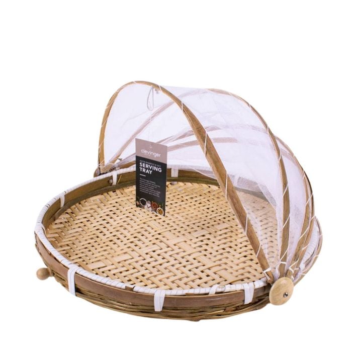 40cm Foldable Bamboo Food Cover