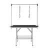 VEVOR Pet Grooming Table Two Arms Black with Clamp for Medium and Small Dogs