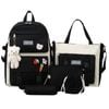 5PCS Backpack Schoolbag Set Multipurpose Travel Bag Shoulder Bag Series01