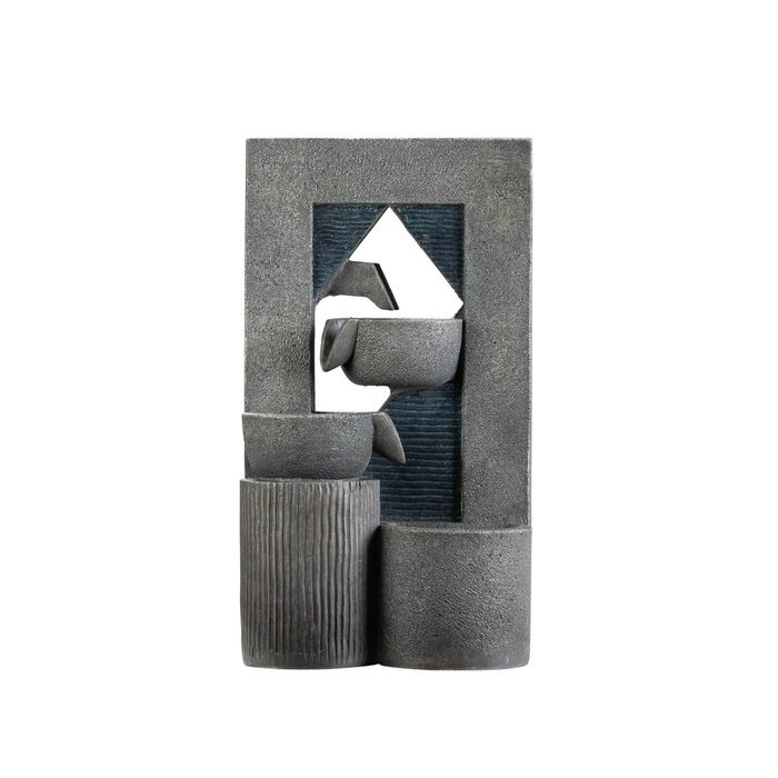 Northcote Pottery 26 x 47cm Firelight Stone Grey Polyresin Water Feature