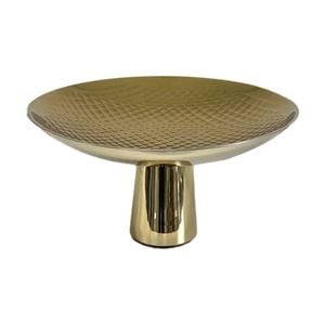 SS Collective Gold Double Wall Decorative Pedestal Stand 36x19.5cm