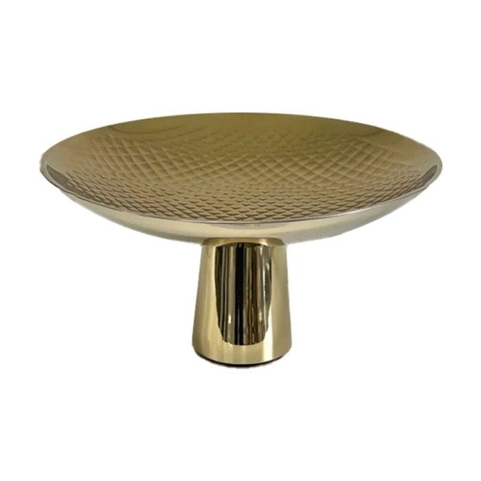 SS Collective Gold Double Wall Decorative Pedestal Stand 36x19.5cm