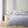 Accessorize Augusta Grey Ruched Quilt Cover Set Single