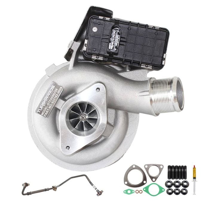 Upgrade Billet Turbo Charger With Genuine Oil Feed Pipe For Mazda Bt-50 3.2l 2015 Onwards