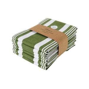 6pk J.elliot Home Eleanor 50x70cm Cotton Tea Towel - Olive