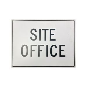 Brutus 450 x 600mm Site Office Plastic Sign