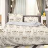 3D Beige Dog Cat Quilt Cover Set Bedding Set Pillowcases 44