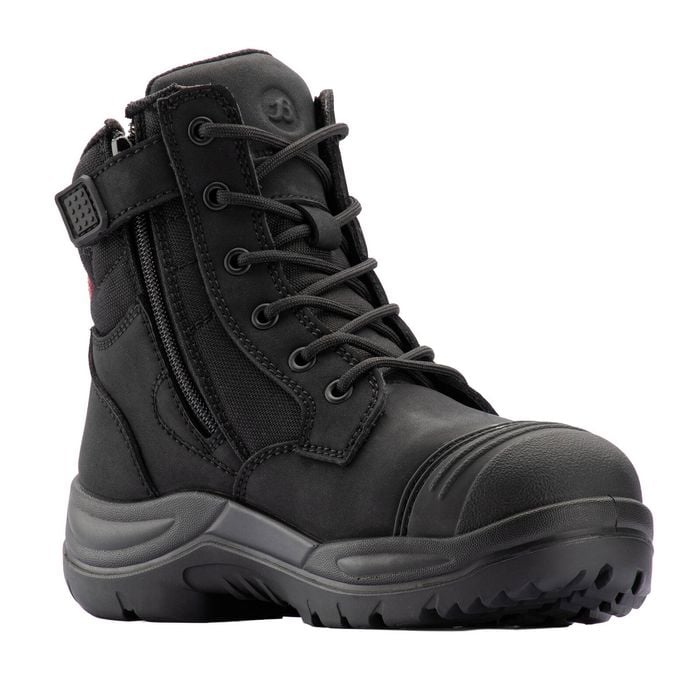 Bata Industrials Women's Black Luna Side Zip Safety Boot - US Size 8