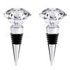 Catzon 2 Pcs Crystal Wine Bottle Stopper Set
