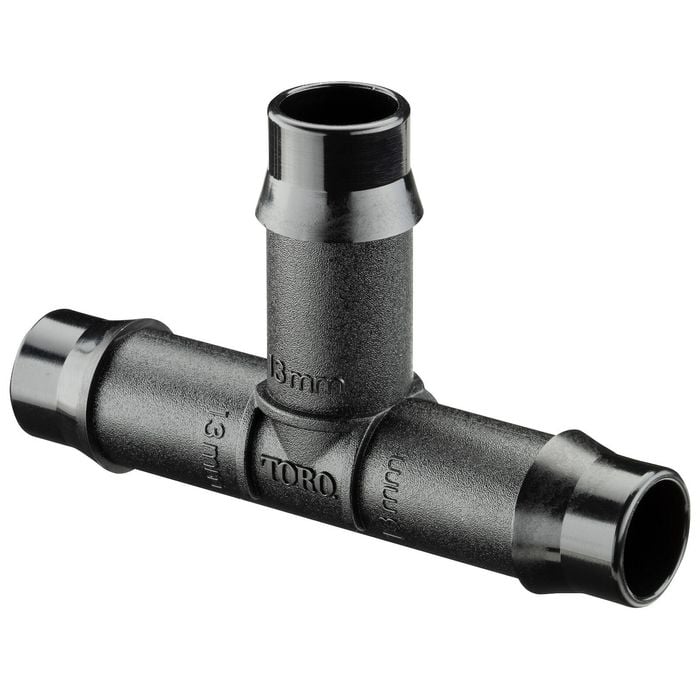 Toro 13mm Single Barbed Poly Tee