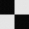 Smart Home Products Heritage 305 x 305mm x 1.2mm Black And White Checker Vinyl Tile - 1.86m² Per Pack