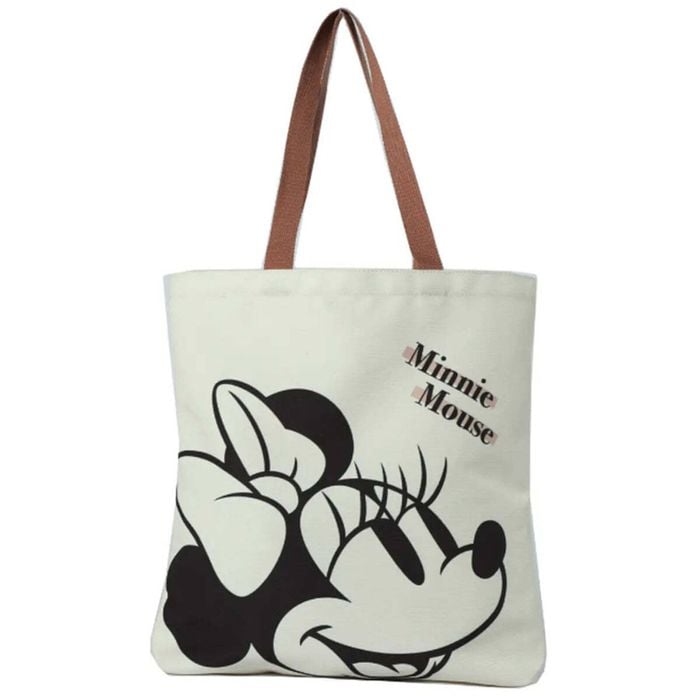 Disney Minnie Canvas Shopper - Mouse Print