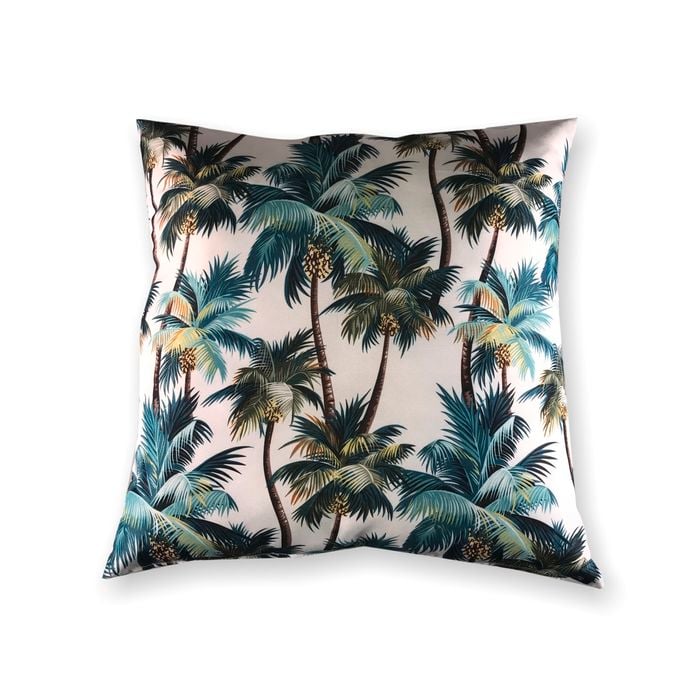 Mojo 60cm L.A. Palm White Cushion Cover