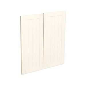 Kaboodle Antique White Country Corner Base Cabinet Door - 2 Pack