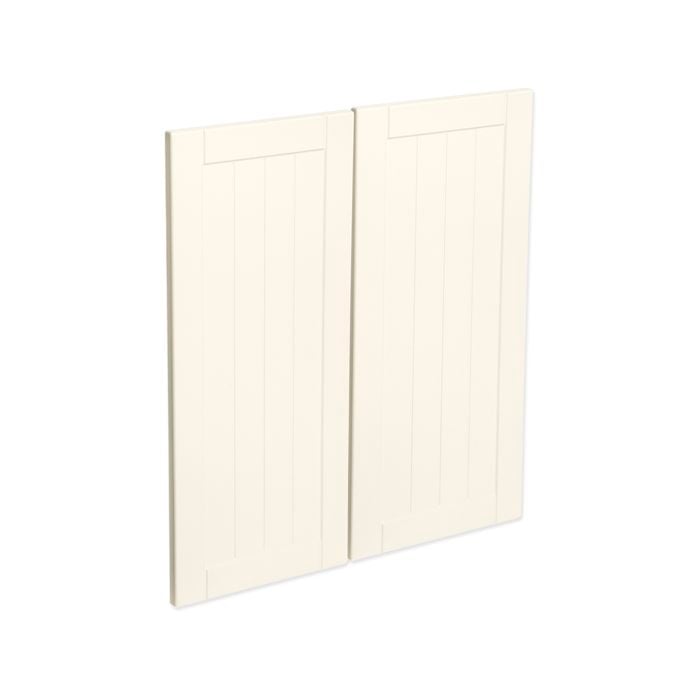 Kaboodle Antique White Country Corner Base Cabinet Door - 2 Pack