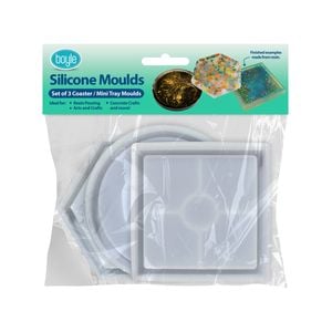 Boyle Silicone Coaster / Mini Tray Moulds - 3 Set