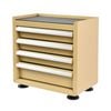 Craftright Beige 4 Drawer Mini Tool Chest