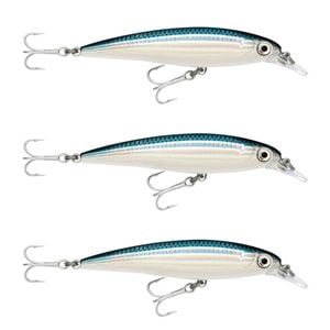3x Rapala 10cm Saltwater X Rap Jerkbait Fishing Lures - Baitfish