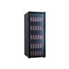 Airflo 1.28m Glass Door Beverage Drinks Cooler 201L Black