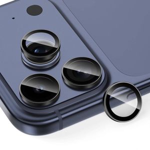 Tough On for iPhone 17 Pro Max Camera Lens Protector Tempered Glass - Black