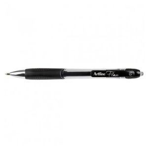 Artline Flow Retractable Pen 1.0mm (Box of 12) (Black)
