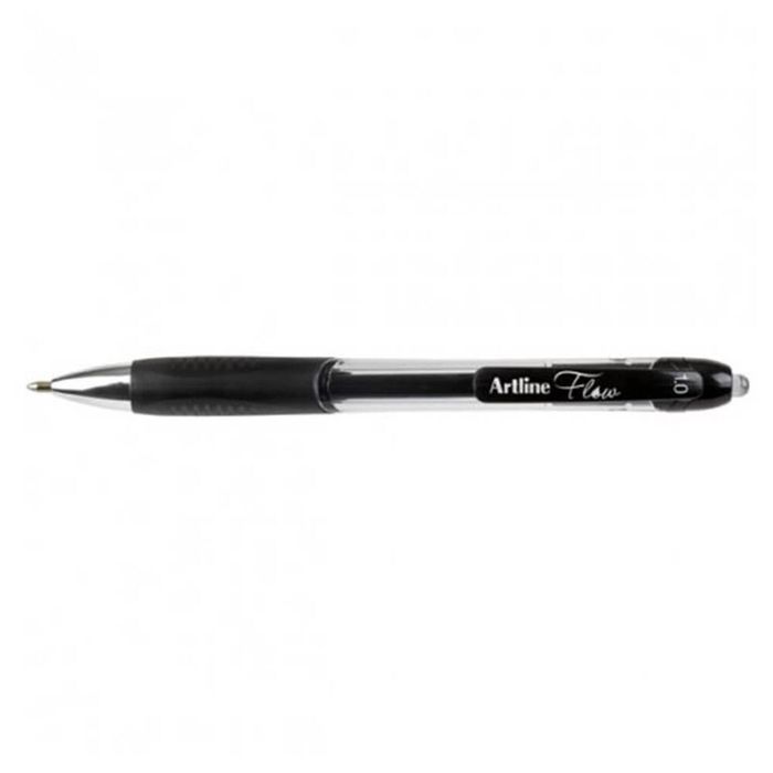 Artline Flow Retractable Pen 1.0mm (Box of 12) (Black)