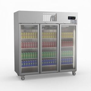 Thermaster Three Door Upright Display Fridge  - Commercial Drink Fridges (sucg1500)