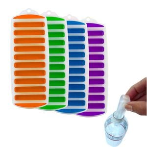 Catzon 4 Pcs Narrow Ice Stick Molds Ideal for Sport and Water Bottles
