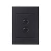 HPM 10A Grey Matte VIVO 2 Gang Vertical Rocker Switch