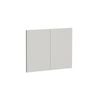Kaboodle 600mm White Pepper Modern Farmhouse Sink Doors - 2 Pack