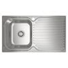 Abey LH Single Bowl Stainless Steel Sink With Drainer