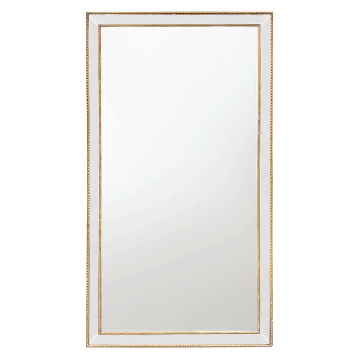 Elegant Collections XL Country Gold Beaded Mirror