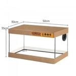 Eco Tech Glass Reptile Terrarium Tank 50 x 30 x 35cm