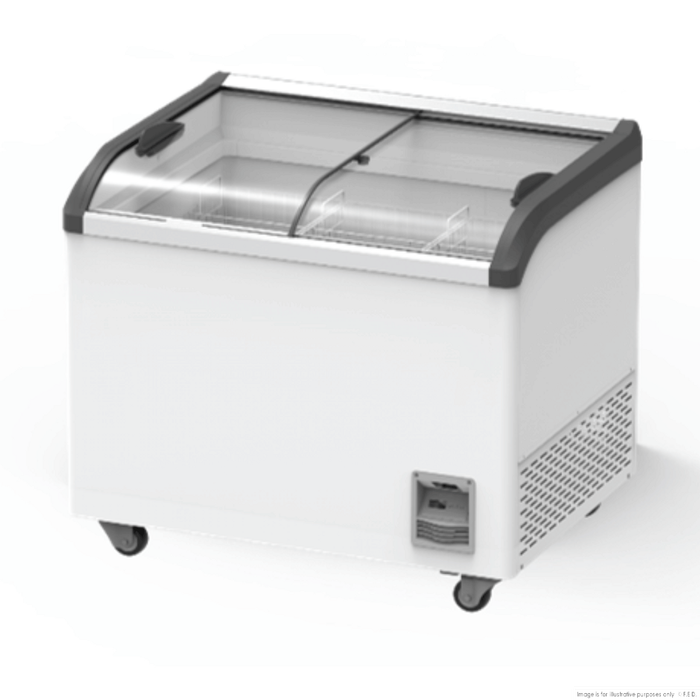 Thermaster Heavy Duty Supermarket Glass Sliding Lid Freezers 306l Sd-306k