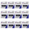 12x Tecnifibre Wax Tennis Grip Max Tacky Grip 2.1mm Strong Tackiness in Black