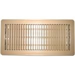Accord 15 x 35cm Beige Metal Louvered Floor Register