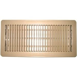 Accord 15 x 35cm Beige Metal Louvered Floor Register