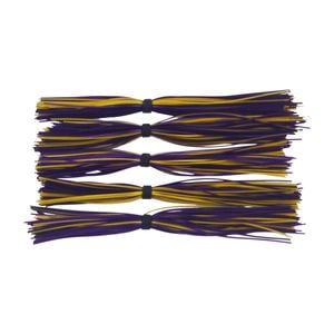 Dekoi Lure Skirts, Purple Gold, 5 Pack