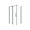 Rick McLean's Bathware 1200mm Black Hi Line Semi Frameless Shower Screen
