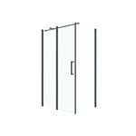 Rick McLean's Bathware 1200mm Black Hi Line Semi Frameless Shower Screen