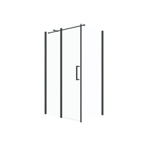 Rick McLean's Bathware 1200mm Black Hi Line Semi Frameless Shower Screen