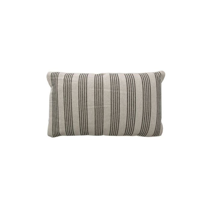 J Elliot Home Bondi Cotton/Jute Taupe Grey Oblong Filled Cushion 30 x 50 cm