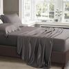 Luxor King Grey 1000TC Silk Silky Feel Satin Sheet Set