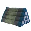 Thai Triangle Backrest Cushion - Handmade with Kapok Fill | Traditional Design | Firm, Allergen-Free Support | 50x32x30cm